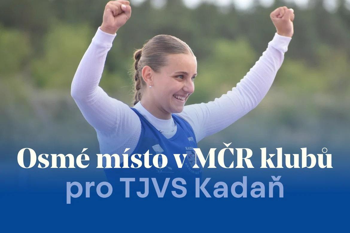 TJVS v nejlepší osmičce MČR klubů! Kajakářka Eliška Zubková se umístila mezi žákyněmi druhá