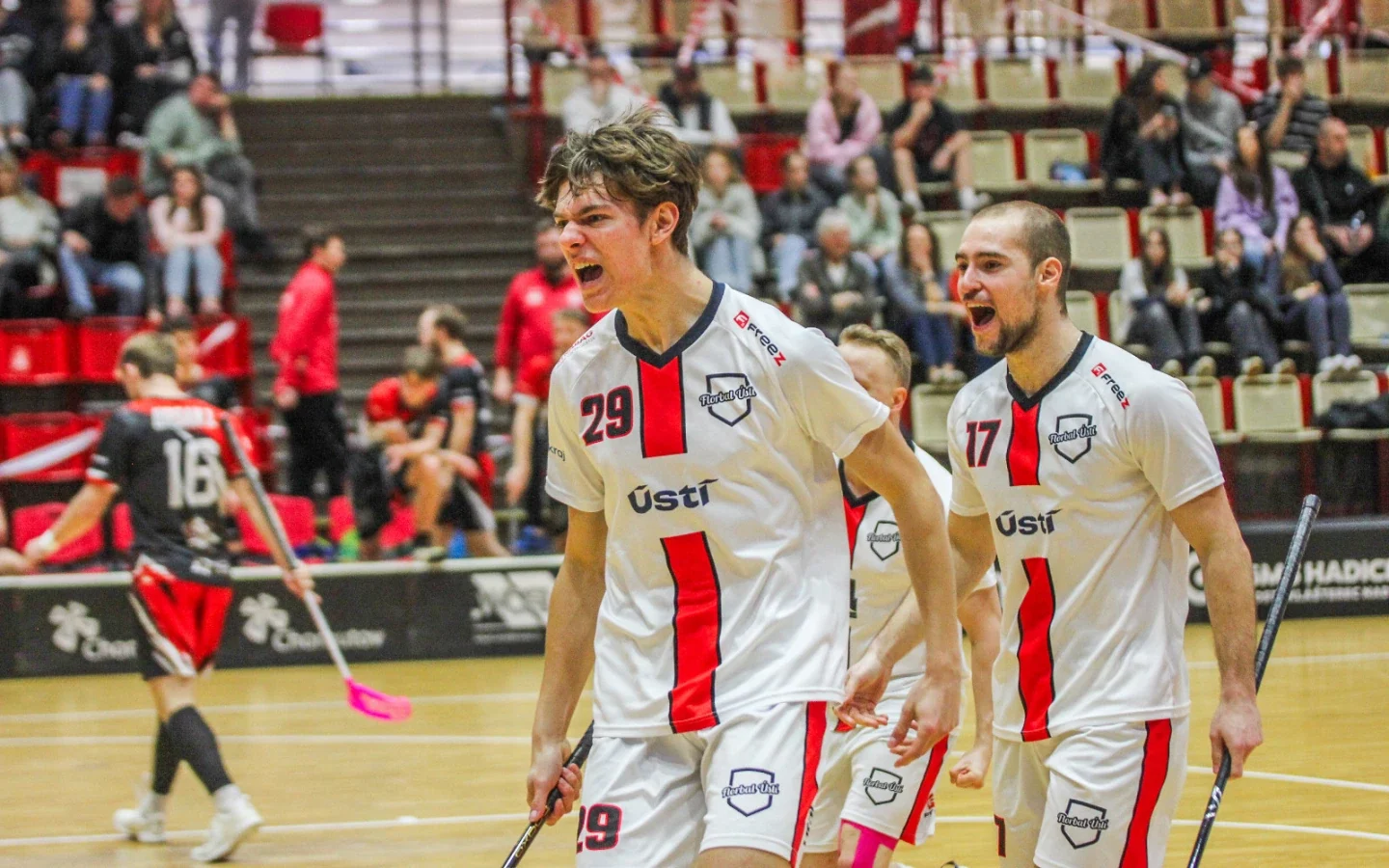 Boj o florbalovou extraligu v Kadani! Ústí vyzve o víkendu Hradec