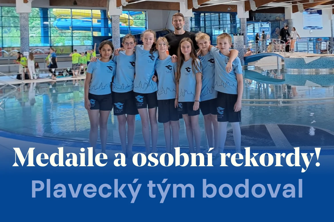 Plavecké naděje z kadaňské Slávie sbíraly na krajských přeborech medaile i osobní rekordy