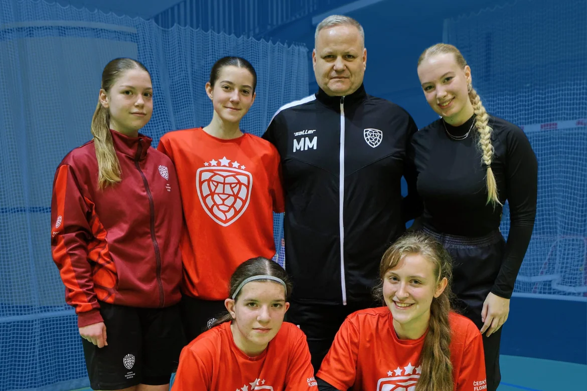 Florbalové dorostenky se blýskly na Kempu talentované mládeže