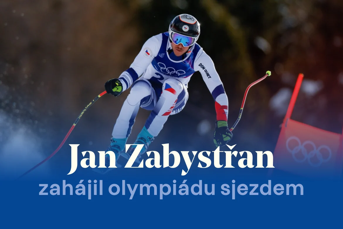 Jan Zabystřan zahájil olympiádu 24. místem ve sjezdu