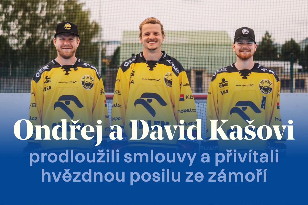 Bratři Kašovi prodloužili v Litvínově, zároveň přivítali posilu z NHL