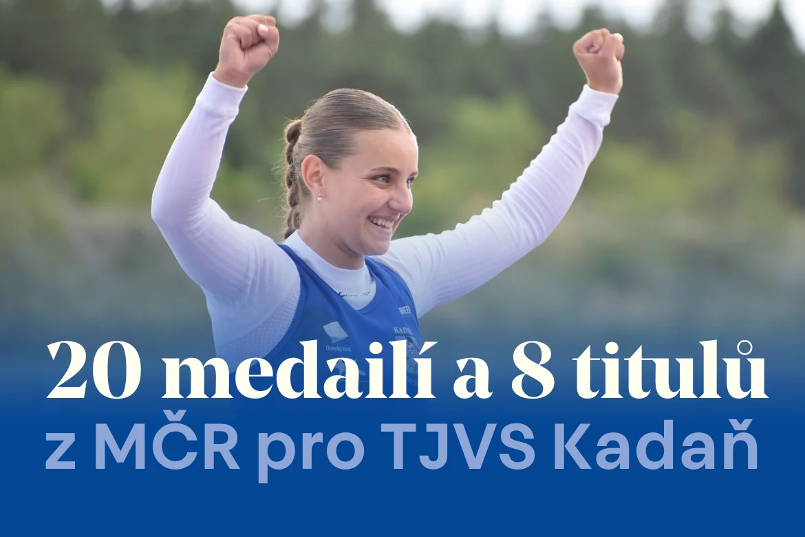 Dvacet medailí a osm titulů z mistrovství republiky pro TJVS Kadaň