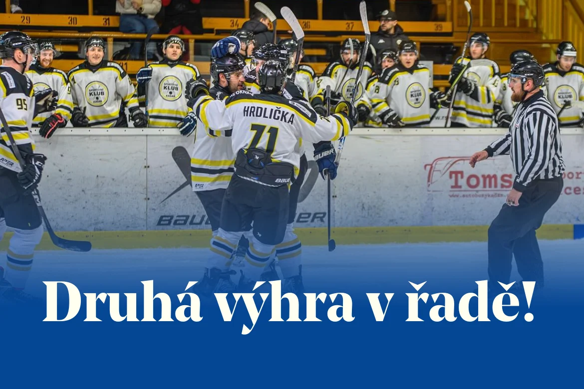 Druhá výhra v řadě! Hokejisté naskočili na vítěznou vlnu