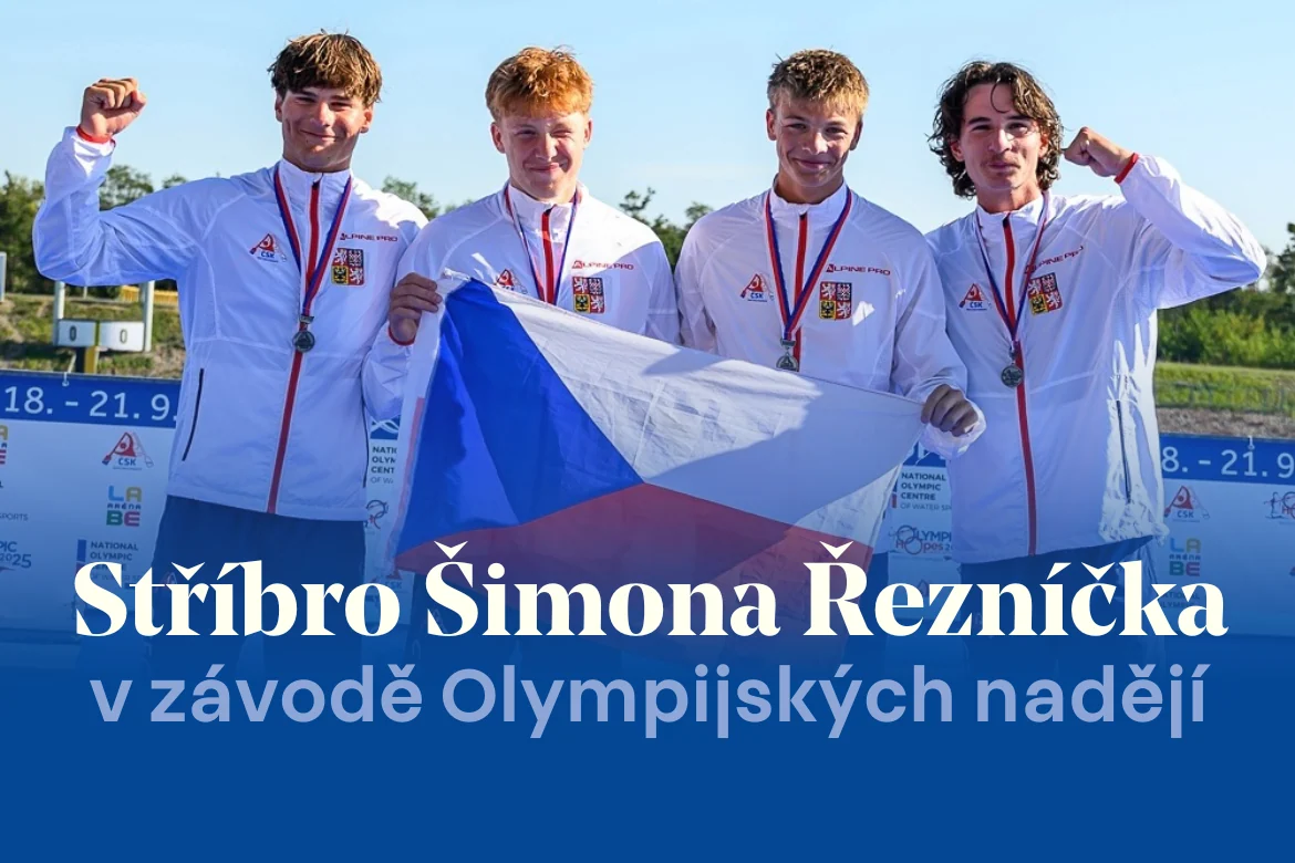 Odchovanec TJVS Kadaň Šimon Řezníček vybojoval stříbro v závodě Olympijských nadějí, Anna Mikešová dojela sedmá