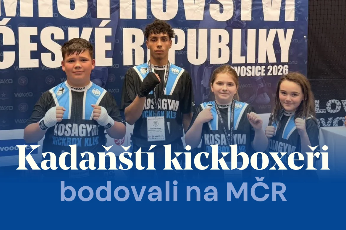 Dvě stříbra z MČR v kickboxu pro kadaňské barvy