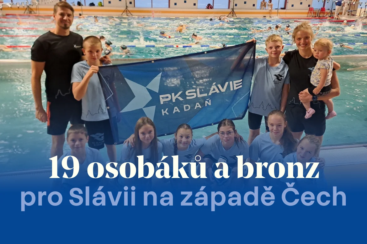 19 osobních rekordů a bronz na Karlovarském poháru pro plavce ze Slávie Kadaň