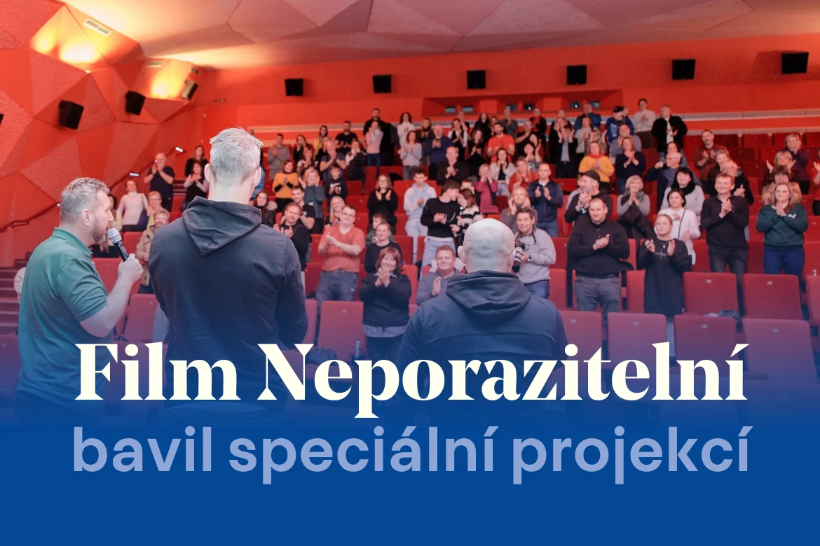 Film Neporazitelní pobavil Kadaň speciální projekcí s naším rodákem a kapitánem parahokejové reprezentace Radkem Zelinkou