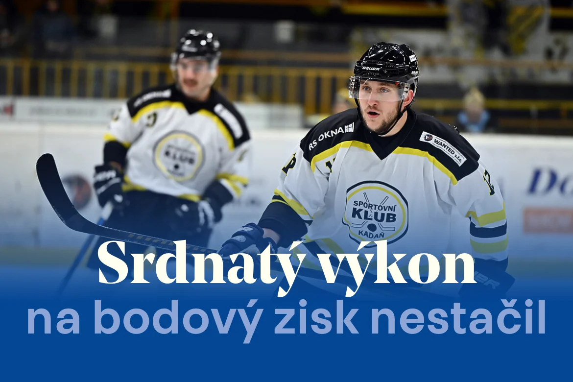 VÝSLEDKY: Vyrovnaná partie s Děčínem nepřinesla hokejistům kýžené body