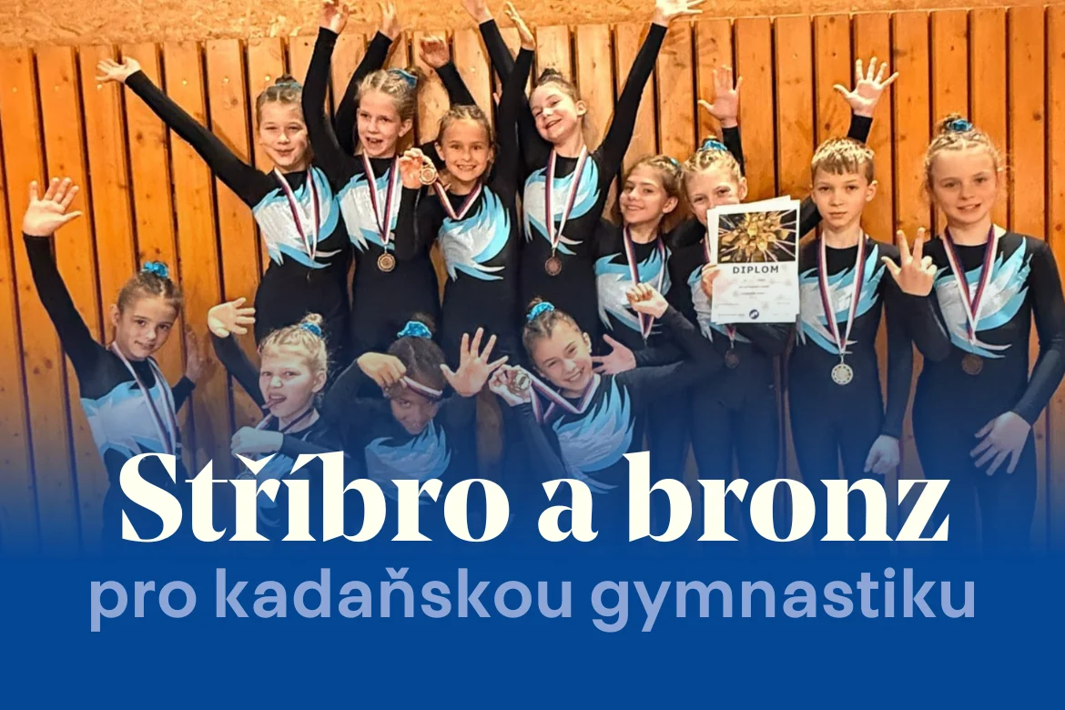Stříbro a bronz pro kadaňskou gymnastiku