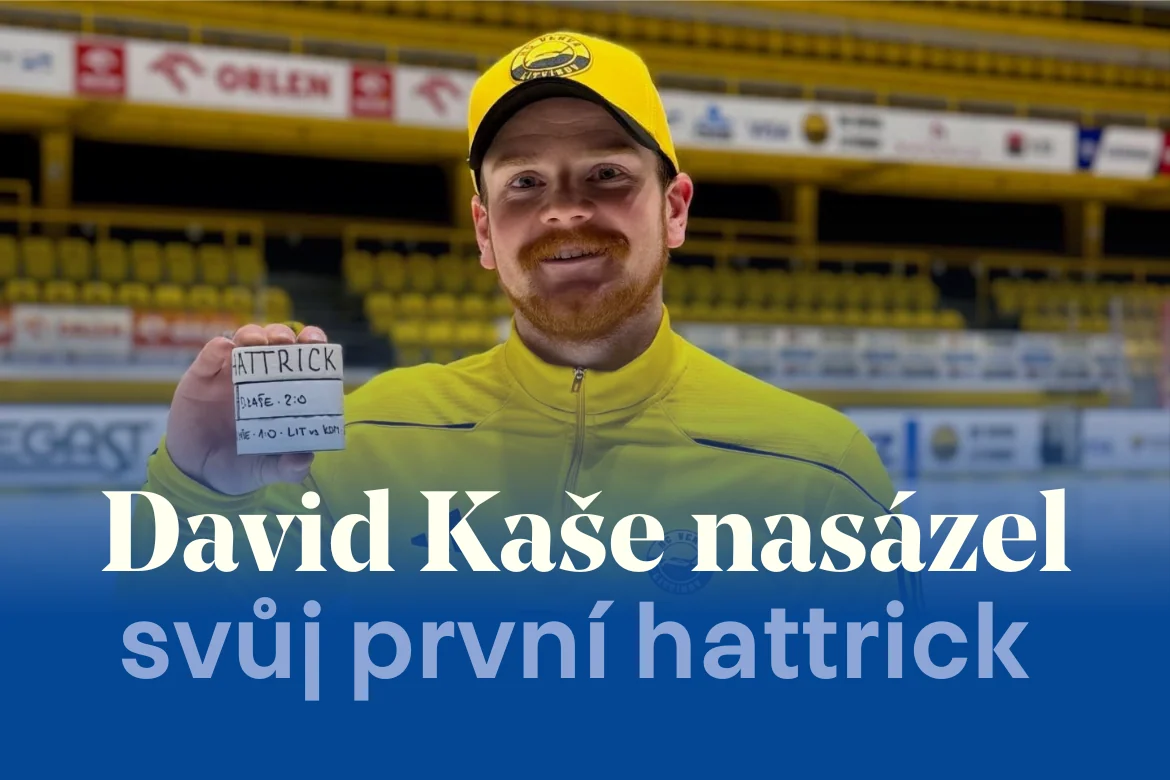 Kadaňský odchovanec David Kaše vstřelil svůj první hattrick v kariéře