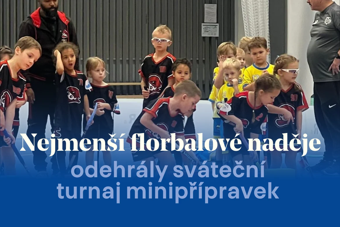 Nejmenší florbalové naděje odehrály sváteční turnaj minipřípravek v Podbořanech