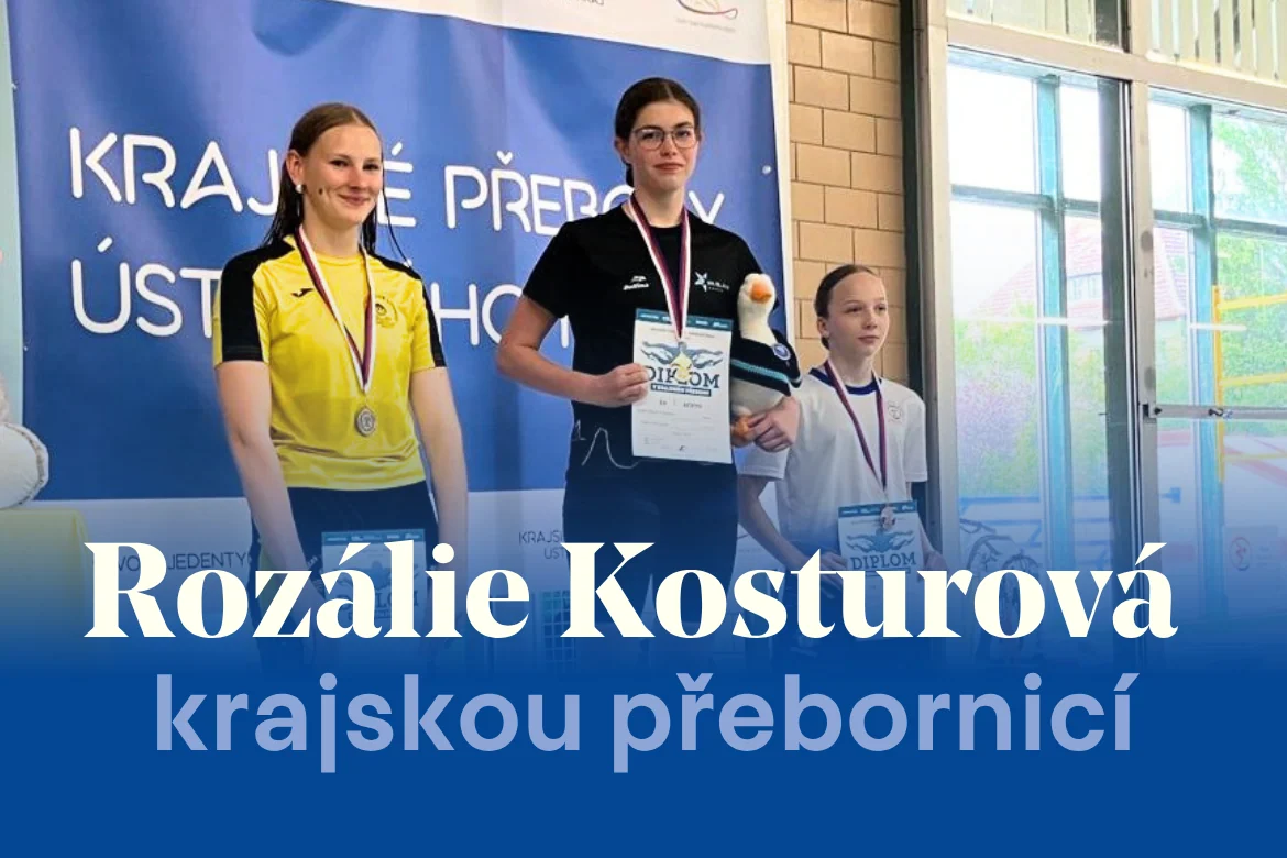 Rozálie Kosturová doplavala pro titul přebornice Ústeckého kraje